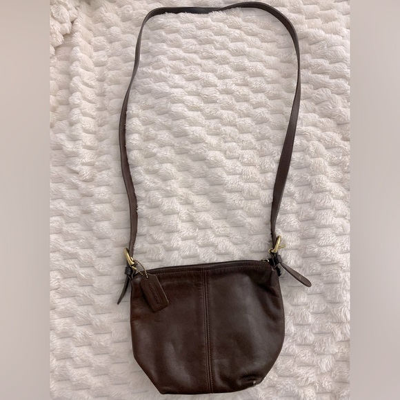 Brown Coach Crossbody - Picture 1 of 3